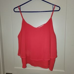 Bright Red Spaghetti Strap